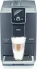 A Nivona CafeRomatica espresso machine is shown with a latte in a glass cup. Produktbild-Vorschau