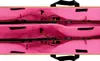 A close-up view of a pink fishing rod case with two fishing rods inside. Produktbild-Vorschau