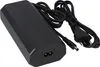 A black e-bike charger with two cables and a plug. Anteprima dell’immagine prodotto
