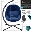 Fauteuil suspendu KESSER® Luxe avec structure + coussin Voir les images du produit 7