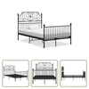 The Living Store Struttura letto in metallo nero 120x200 cm Anteprima dell’immagine prodotto 1