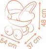 Smoby Baby Nurse Puppenwagen für Puppen bis 42cm, für Produktbild-Vorschau 7