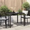 vidaXL Tavolo da giardino marrone 90 x 90 x 75 cm in Anteprima dell’immagine prodotto 2
