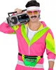 sac banane années 80 - sac banane festif couleurs néon fête Voir les images du produit 2