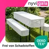 NYVI Biertischhussen Set NYVIGala Weiß - 3-teiliges Produktbild-Vorschau 6