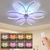 60W C-form LED Deckenleuchte mit RGB Backlamp, Dimmbare mit Produktbild-Vorschau 4