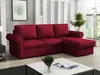A red sectional sofa is shown in a living room setting with a coffee table in front of it. Náhľad obrázku produktu