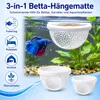 Aquarium Deko Betta Höhle schwimmend 2er Set, Fisch Produktbild-Vorschau 7