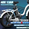 Evercross E-Bike 20" 7 Gang 48V/13Ah Elektrofahrrad Produktbild-Vorschau 4