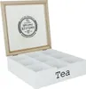 Teebox 9 Fächer Holz weiß Teekiste Teebeutelbox Tee Produktbild-Vorschau 8