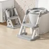 2-in-1 Toilettensitz Kinder mit Treppe,Toilettenaufsatz Produktbild-Vorschau 1