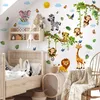 Dschungel Tiere Wandsticker Set Kinderzimmer Jungle Produktbild-Vorschau 7
