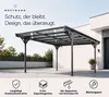 Hliníkový prístrešok na auto s plochou strechou Westmann Náhľad obrázku produktu 8