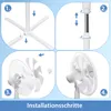 Aigostar  - Standventilator, 3 Geschwindigkeiten, 7 Produktbild-Vorschau 7