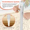 COSTWAY slunečník 178 cm, zahradní slunečník odolný proti Náhled obrázku produktu 8