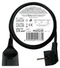 Verlängerungskabel 1,5 m / 1 Steckdose / schwarz / PVC / 1,5 mm2 Produktbild-Vorschau
