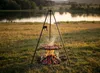 Grill na trójnogu 180 cm COOK KING z kołowrotkiem i rusztem Podgląd zdjęcia produktu 5
