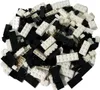 Klocki LEGO czarno-białe mieszane 200 sztuk Podgląd zdjęcia produktu 1