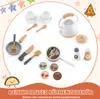 COSTWAY Eck Spielküche Holz, Kinderküche mit Sound & Licht, Produktbild-Vorschau 9