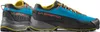 La Sportiva TX4 Evo GTX Zustiegsschuhe in Blau und Schwarz mit gelben Akzenten. Podgląd zdjęcia produktu