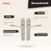 DOMINO Türgriff 78 Drückergarnitur WC - Badezimmer Set | Produktbild-Vorschau 7