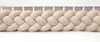 Bettschlange 4-strängig geflochten Velours 400 cm – Beige | Produktbild-Vorschau 1