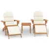 3-tlg. Garten-Lounge-Set Adirondack Massivholz Akazie Produktbild-Vorschau 1