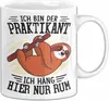 Praktikant Tasse Geschenk Kaffee-Becher Lustiger Spruch Ich Produktbild-Vorschau 1