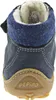 The back view of a child's blue boot. Produktbild-Vorschau