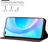 Cadorabo Hülle für Honor 50 LITE Schutz Hülle in Rot Produktbild-Vorschau 2