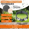 Système de plateaux Graf ERGO H : 25 cm Set : 6 panneaux, Voir les images du produit 3