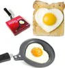 A collage of images showing a heart-shaped egg frying pan, a fried egg in the shape of a heart on toast, and a fried egg in a heart-shaped frying pan. Náhľad obrázku produktu