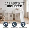 Hoogslaper met lattenbodem, 90x200 cm. Glijbaan. Stapelbed. Productafbeelding-voorbeeld 11