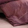 A close-up view of a patterned duvet cover. Produktbild-Vorschau