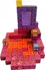 A Minecraft-themed diorama with a Nether portal, lava, and various blocks and items. Anteprima dell’immagine prodotto