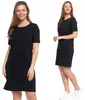 Camiseta de manga corta para mujer, tipo vestido, corta por Vista previa de la imagen del producto 1