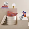 Pouf contenitore in bouclé, Bianco Anteprima dell’immagine prodotto 5