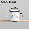 Trendation - Scooter Roller Fahrer Geschenk Emaille Tasse Produktbild-Vorschau 3