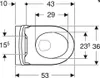 Geberit iCon Tiefspüler weiß Rimfree geschl.Form EFF3 Produktbild-Vorschau 11