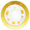 18szt serwis kawowy Pula żółte kropki porcelana 6 os. Podgląd zdjęcia produktu 3