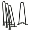 4er Set Möbelfüße 30cm Tischbein Metall Schwarz Produktbild-Vorschau 1