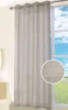 Kutti Vorhang Celtic taupe mit Ösen. Pflegeleicht, Gardine Produktbild-Vorschau 2