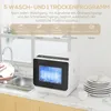 HOMCOM Mini Geschirrspüler Freistehend Tischgeschirrspüler Produktbild-Vorschau 5