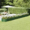 VIDAXL -Planungsbox 620x80x36 cm Pulver -Stahlgrün Podgląd zdjęcia produktu 2