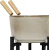Porzellan-Fondue mit Brenner 450 ml + 2 Gabeln Produktbild-Vorschau 2