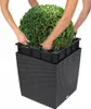 LECHUZA Pot de plantes CUBE Cottage 40 Granit | Pot de Voir les images du produit 17