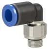 Riegler L-Steckverschraubung Blaue Serie, drehbar, G 1/8 a, Produktbild-Vorschau 2