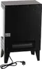 The back view of an electric fireplace. Podgląd zdjęcia produktu