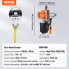 A product image with dimensions and specifications for an electric chain hoist. Anteprima dell’immagine prodotto