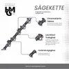 3 x Sägekette Heinrich Motorgeräte für Einhell GE-LC 36/35 Produktbild-Vorschau 2